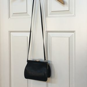 Liz Claiborne Black Leather Small Crossbody